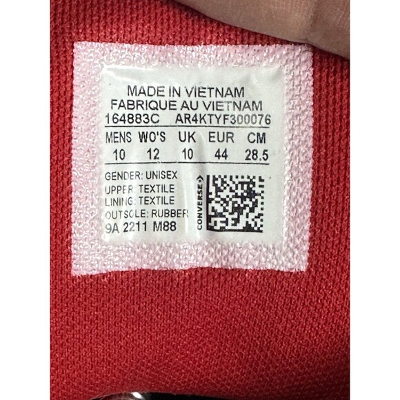 Converse Chuck Taylor All Star High Street Sneakers Size 10 - Picture 9 of 14